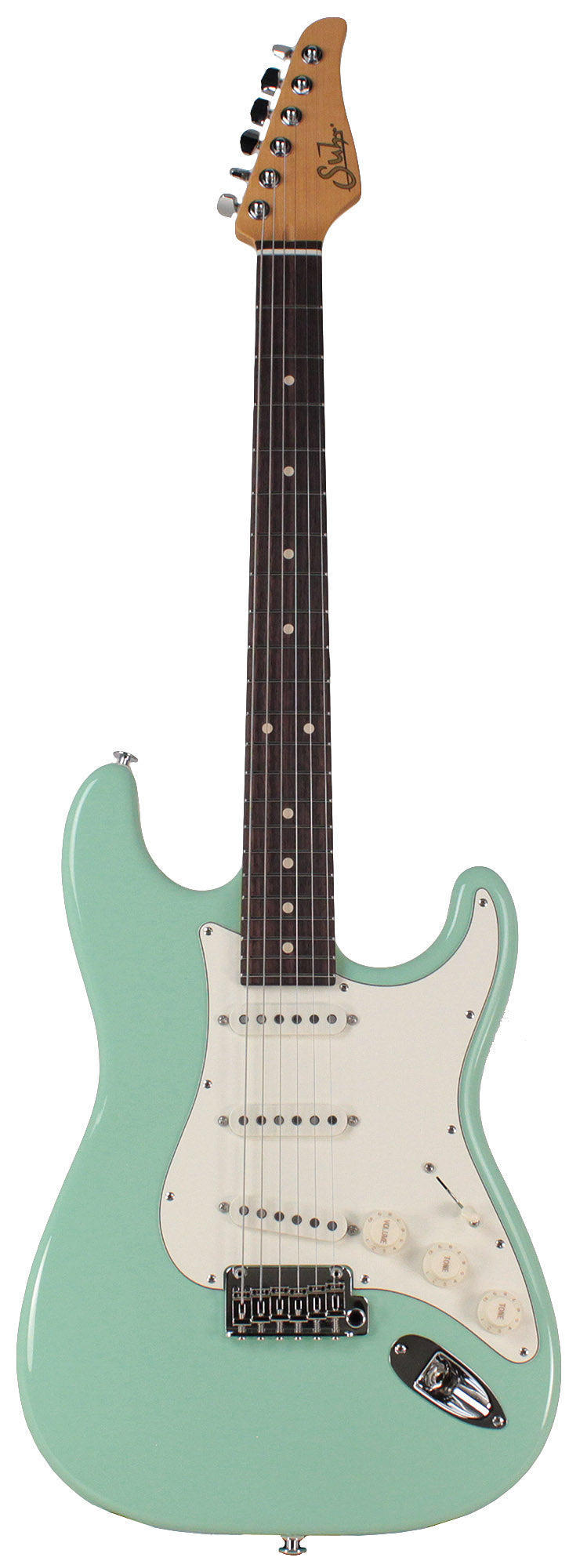Suhr Classic S Guitar, Surf Green, Rosewood | Humbucker Music