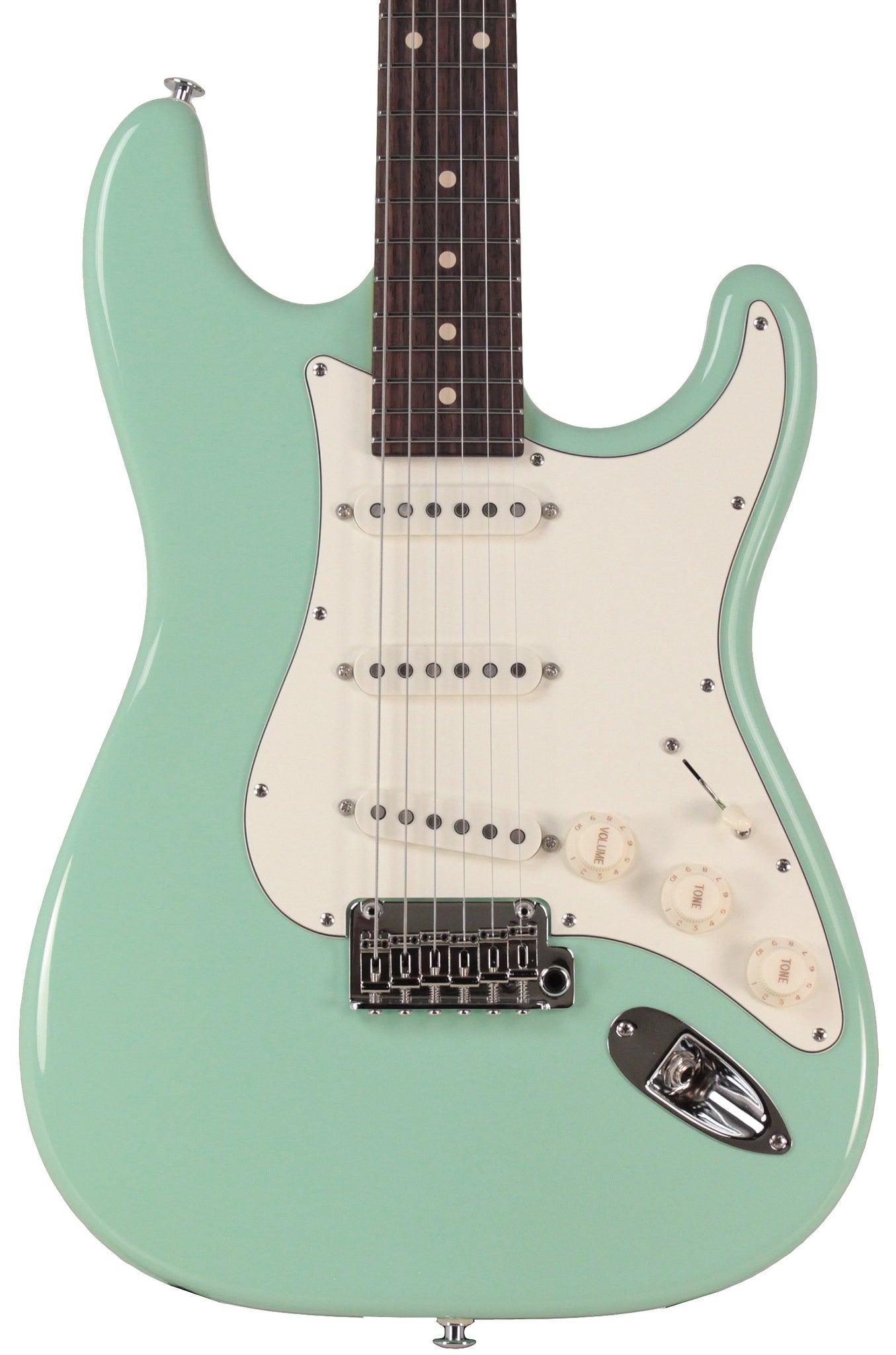 Suhr Classic S Guitar, Surf Green, Rosewood | Humbucker Music