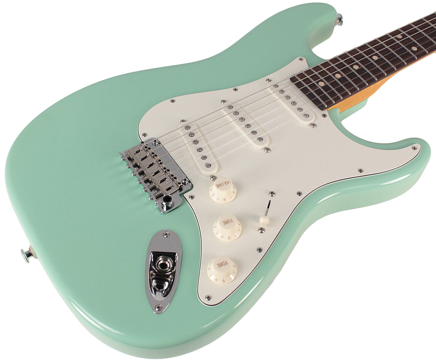 Suhr Classic S Guitar, Surf Green, Rosewood | Humbucker Music