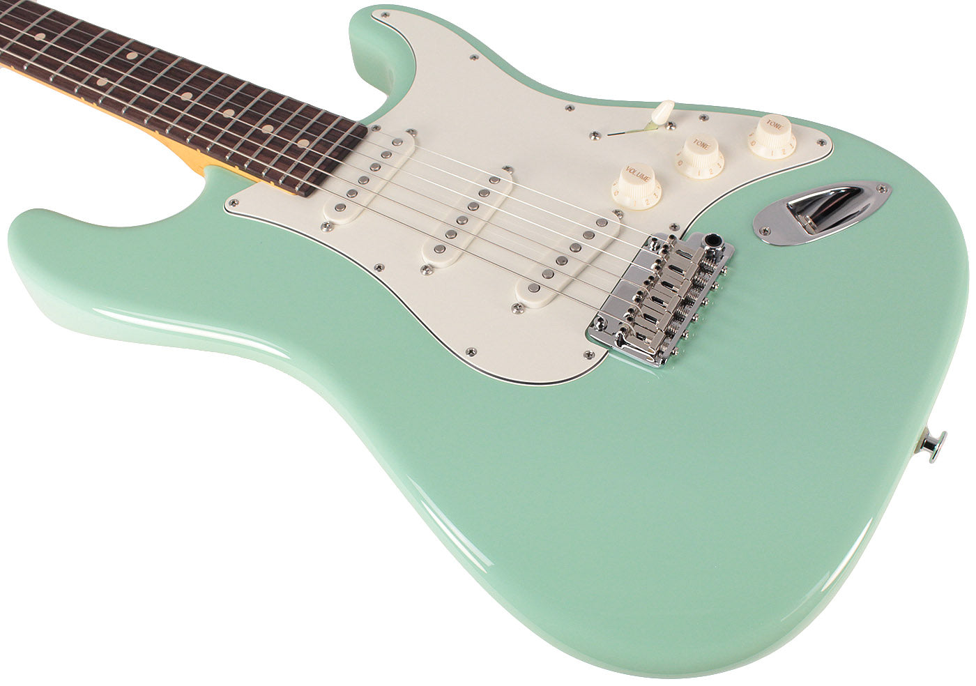 Suhr Classic S Antique Guitar, Surf Green, Rosewood | Humbucker Music