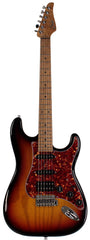 Suhr Limited Classic S Paulownia Guitar, 3-Tone Burst