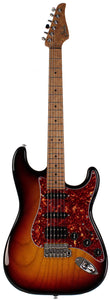 Suhr Limited Classic S Paulownia Guitar, 3-Tone Burst