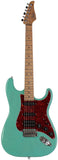 Suhr Limited Classic S Paulownia Guitar, Trans Seafoam Green, Hardshell Case