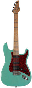 Suhr Limited Classic S Paulownia Guitar, Trans Seafoam Green, Hardshell Case