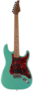 Suhr Limited Classic S Paulownia Guitar, Trans Seafoam Green