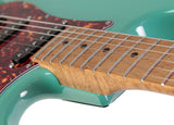 Suhr Limited Classic S Paulownia Guitar, Trans Seafoam Green