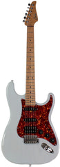 Suhr Limited Classic S Paulownia Guitar, Trans Sonic Blue, Hardshell Case