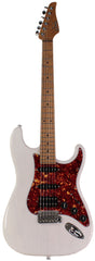 Suhr Limited Classic S Paulownia Guitar, Trans White