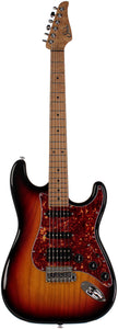Suhr Limited Classic S Paulownia Guitar, 3-Tone Burst
