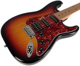 Suhr Limited Classic S Paulownia Guitar, 3-Tone Burst