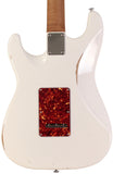 Suhr Select Classic S Antique HSS Guitar, Roasted Flamed Neck, Olympic White, Rosewood