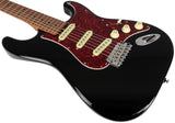 Suhr Select Classic S Guitar, Roasted Flamed Neck, Black, Maple