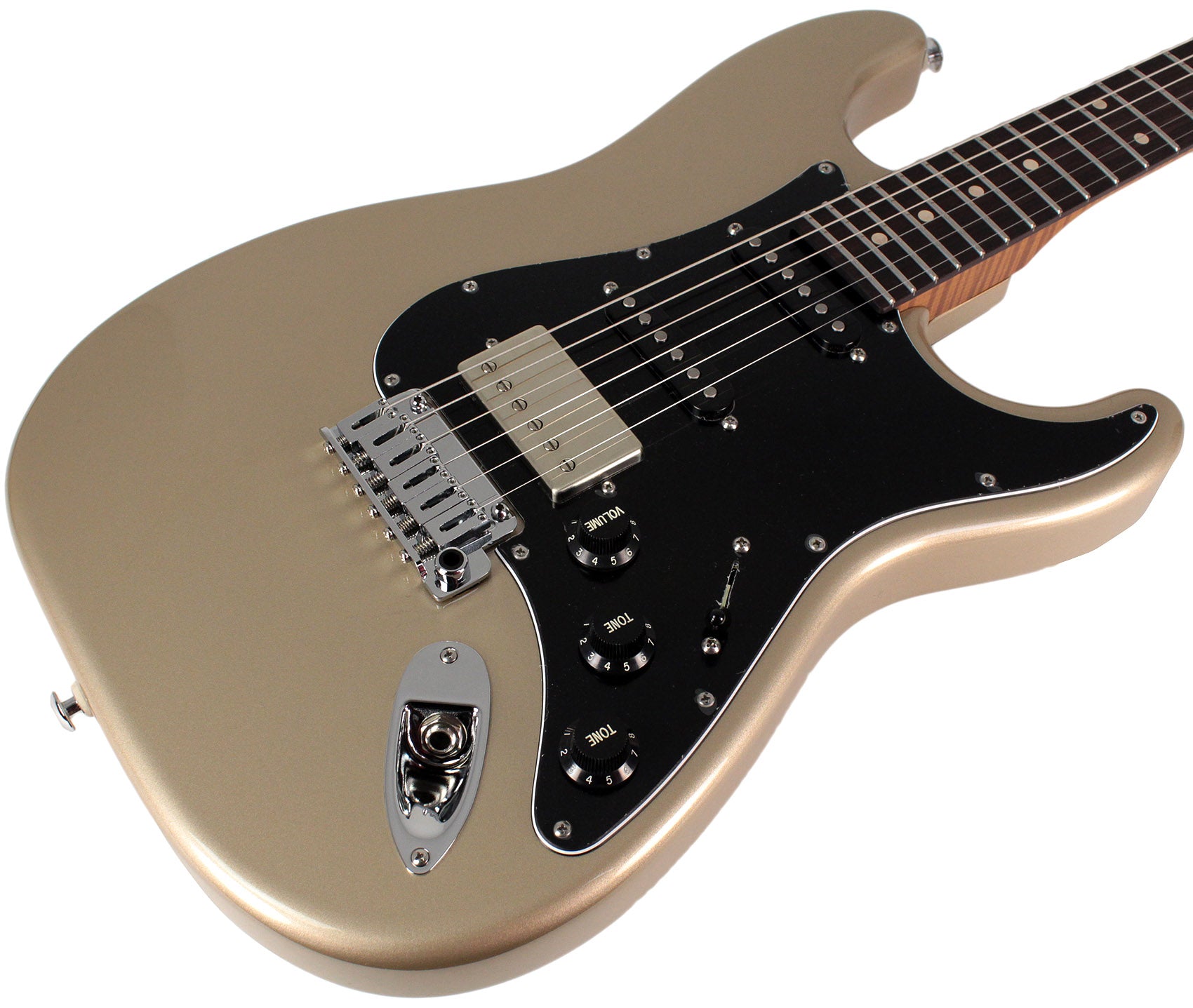 Suhr Limited Classic S Metallic Guitar, Champagne | Humbucker Music