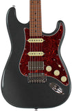 Suhr Select Classic S HSS Guitar, Roasted Flamed Neck, Charcoal Frost Metallic, Maple