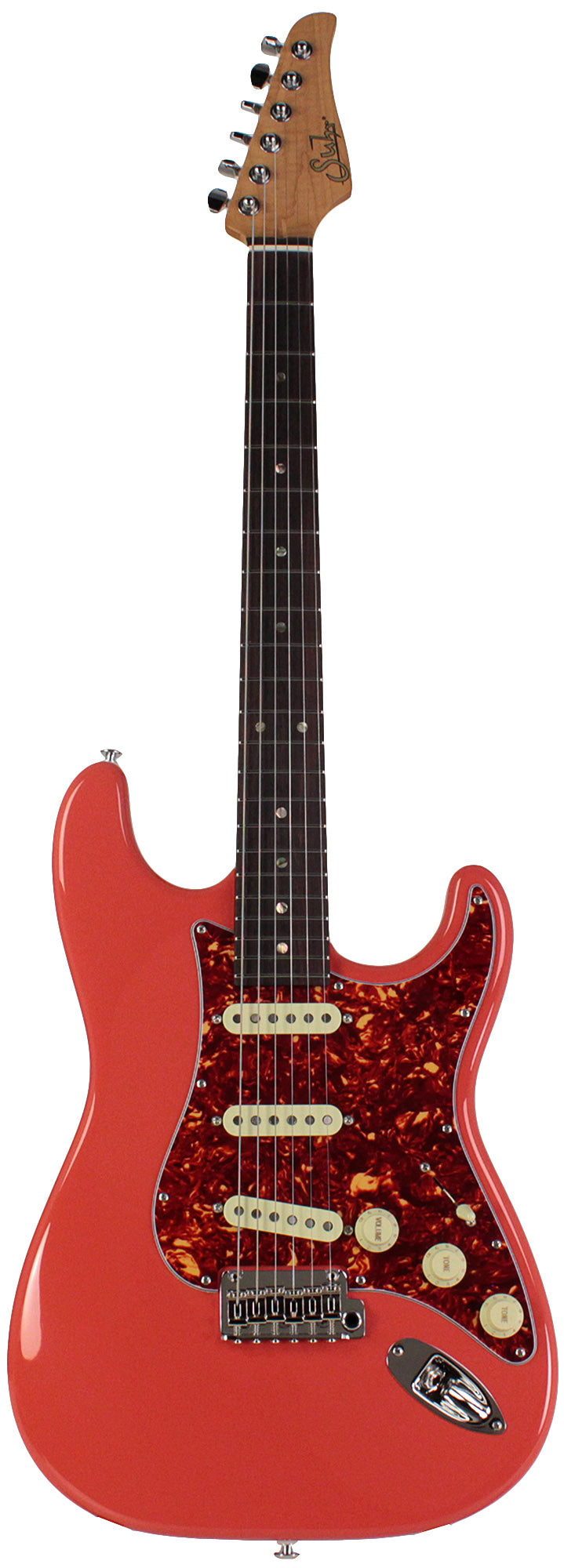 Suhr Select Classic S Guitar, Roasted Flamed Neck, Fiesta