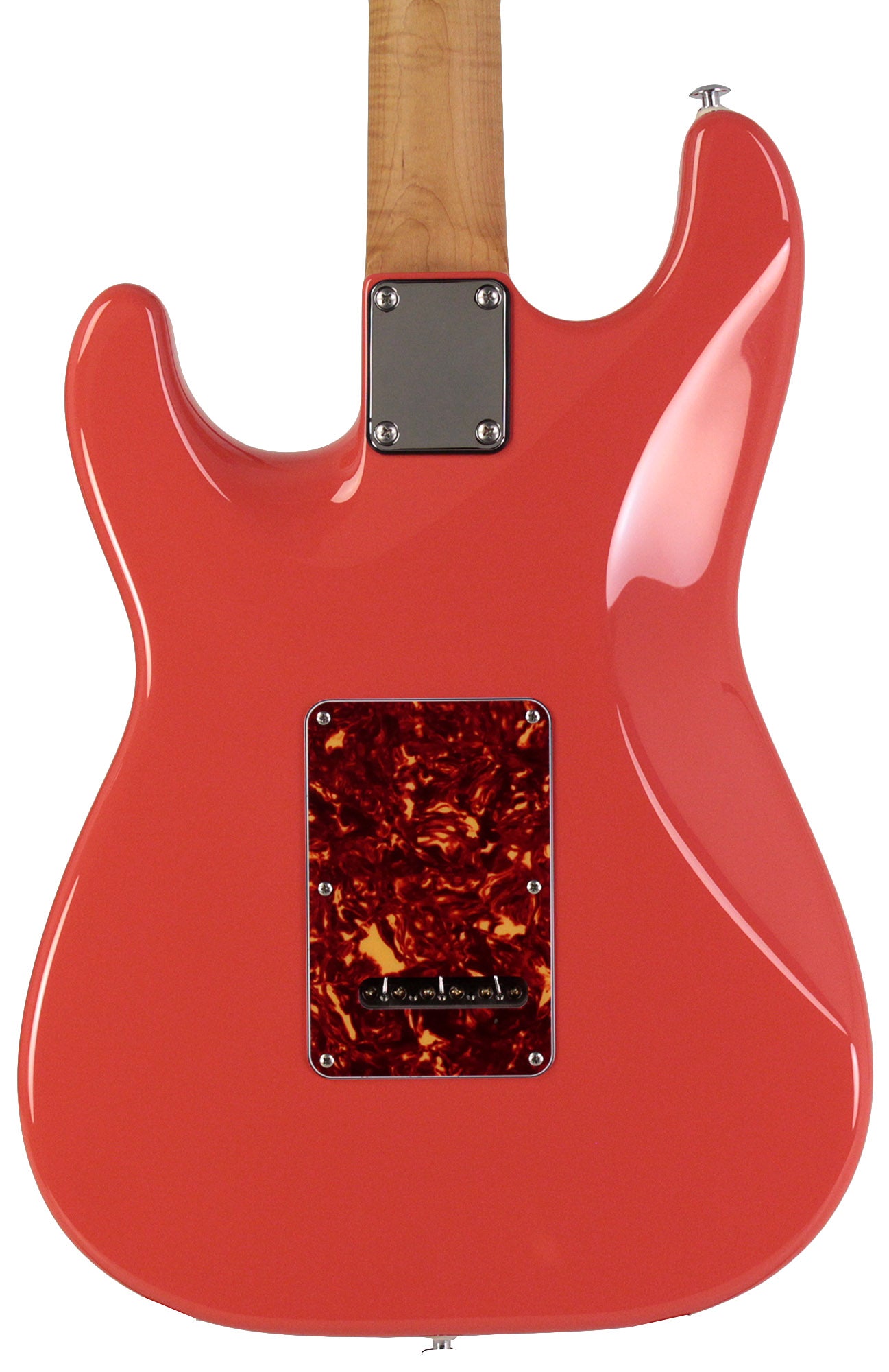 Suhr Select Classic S Guitar, Roasted Flamed Neck, Fiesta Red