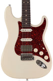 Suhr Select Classic S HSS Roasted Flamed Guitar, Olympic White, Rosewood