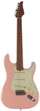 Suhr Select Classic S Guitar, Roasted Flamed Neck, Shell Pink, Maple