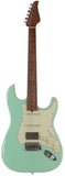 Suhr Select Classic S HSS Guitar, Roasted Flamed Neck, Surf Green, Maple