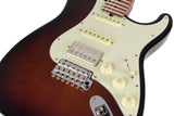 Suhr Select Classic S HSS Roasted Flamed Guitar, 3-Tone Burst, Maple