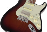 Suhr Select Classic S HSS Roasted Flamed Guitar, 3-Tone Burst, Maple