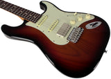 Suhr Select Classic S HSS Roasted Flamed Guitar, 3-Tone Burst, Rosewood