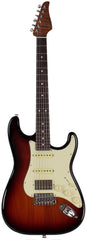 Suhr Select Classic S HSS Roasted Flamed Guitar, 3-Tone Burst, Rosewood
