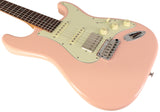 Suhr Select Classic S HSS Guitar, Roasted Flamed Neck, Shell Pink, Rosewood