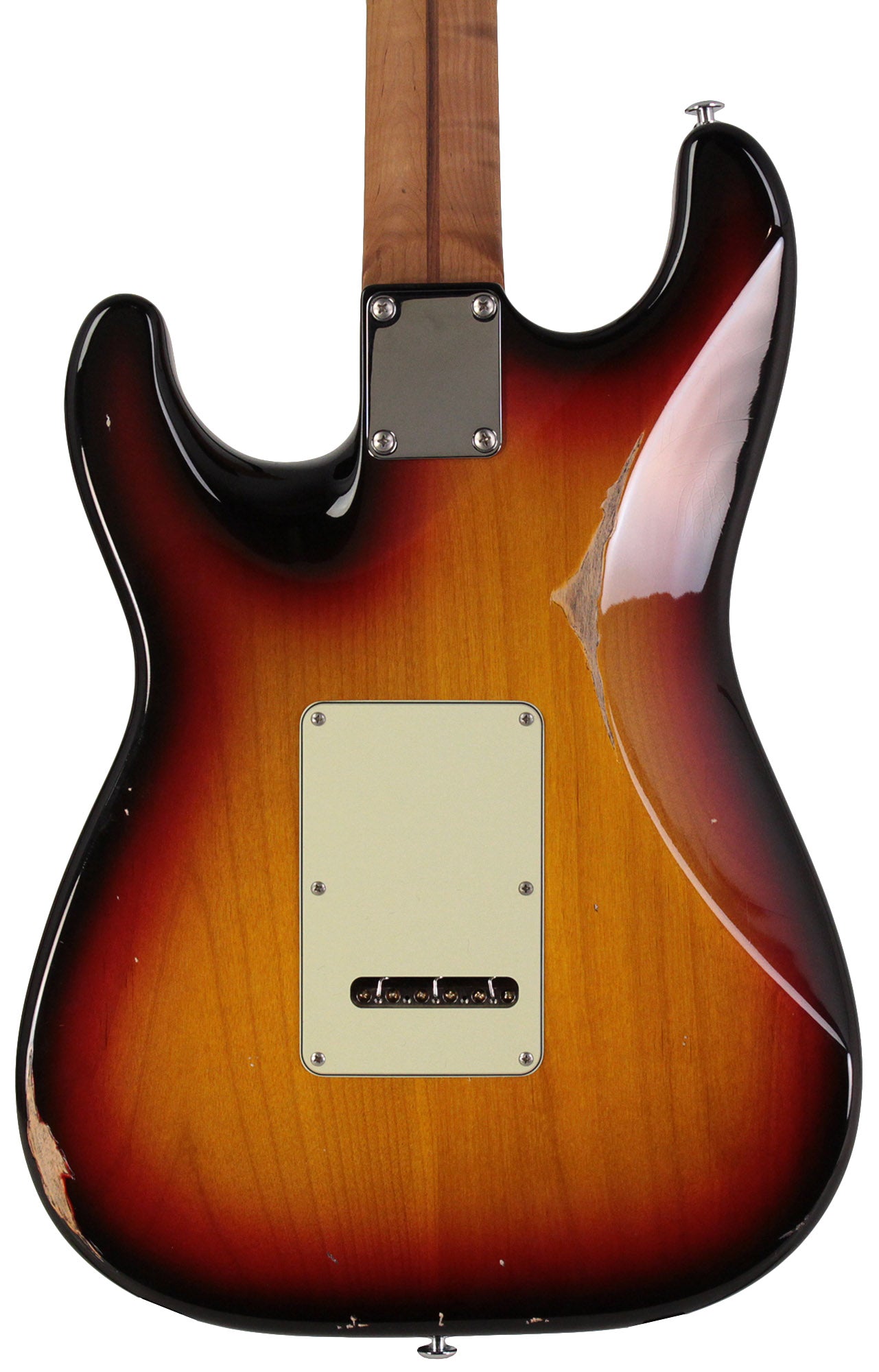 Suhr Select Classic S Antique HSS Guitar, Roasted Flamed Neck, 3