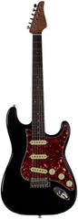 Suhr Select Classic S Guitar, Roasted Flamed Neck, Black, Rosewood