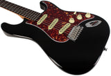 Suhr Select Classic S Guitar, Roasted Flamed Neck, Black, Rosewood