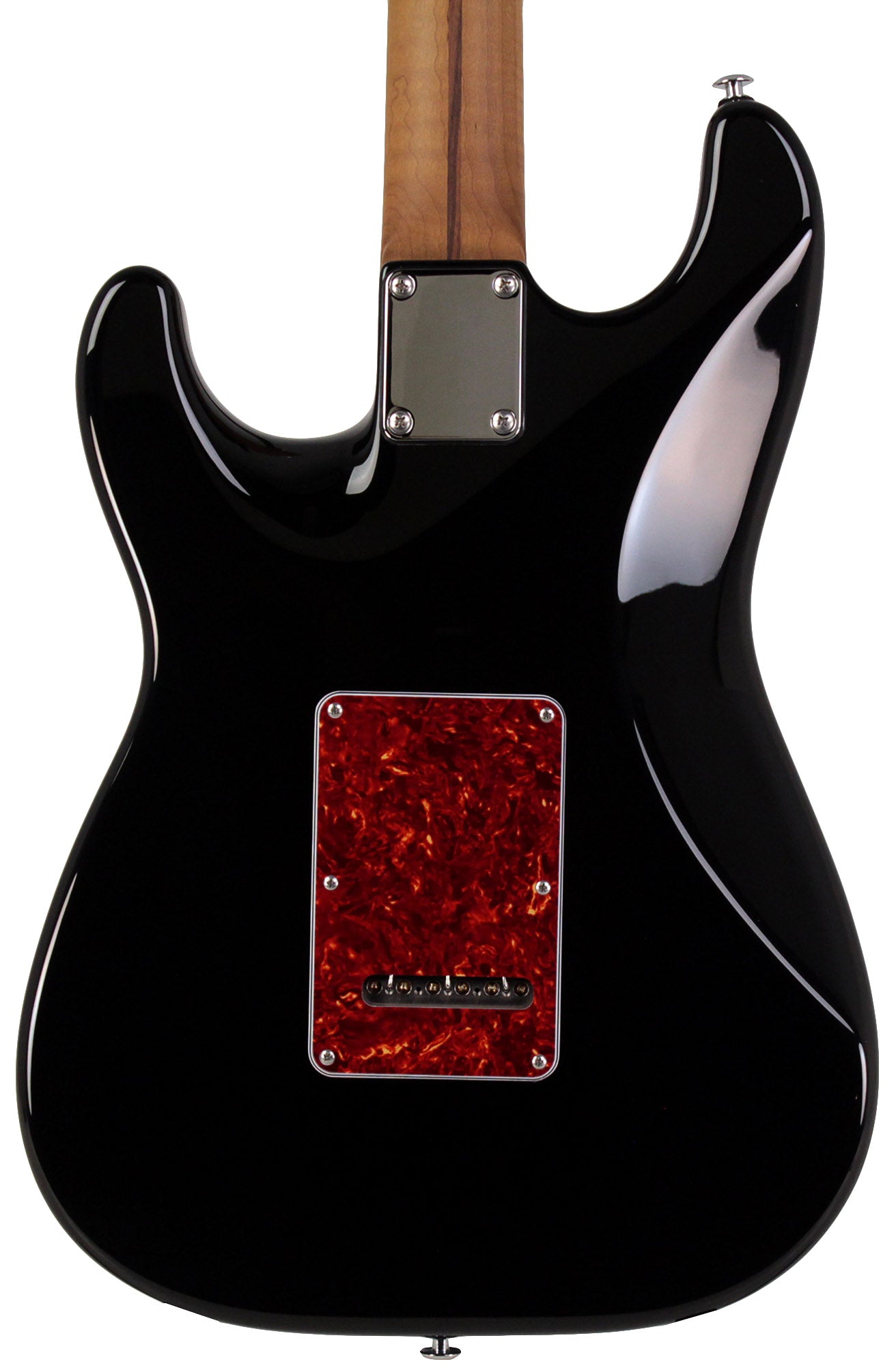 Suhr Select Classic S HSS Guitar, Roasted Flamed Neck, Black