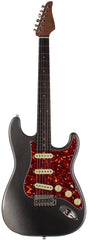 Suhr Select Classic S Guitar, Roasted Flamed Neck, Charcoal Frost Metallic, Rosewood