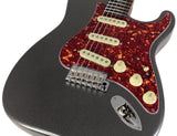 Suhr Select Classic S Guitar, Roasted Flamed Neck, Charcoal Frost Metallic, Rosewood