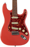 Suhr Select Classic S Guitar, Roasted Flamed Neck, Fiesta Red, Maple