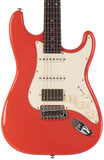 Suhr Select Classic S HSS Guitar, Roasted Flamed Neck, Fiesta Red, Rosewood