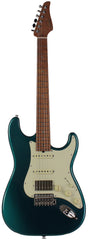 Suhr Select Classic S HSS Guitar, Roasted Flamed Neck, Ocean Turquoise, Maple