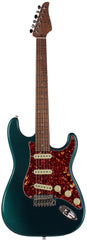 Suhr Select Classic S Guitar, Roasted Flamed Neck, Ocean Turquoise, Maple
