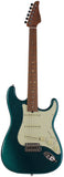 Suhr Select Classic S Guitar, Roasted Flamed Neck, Ocean Turquoise, Maple