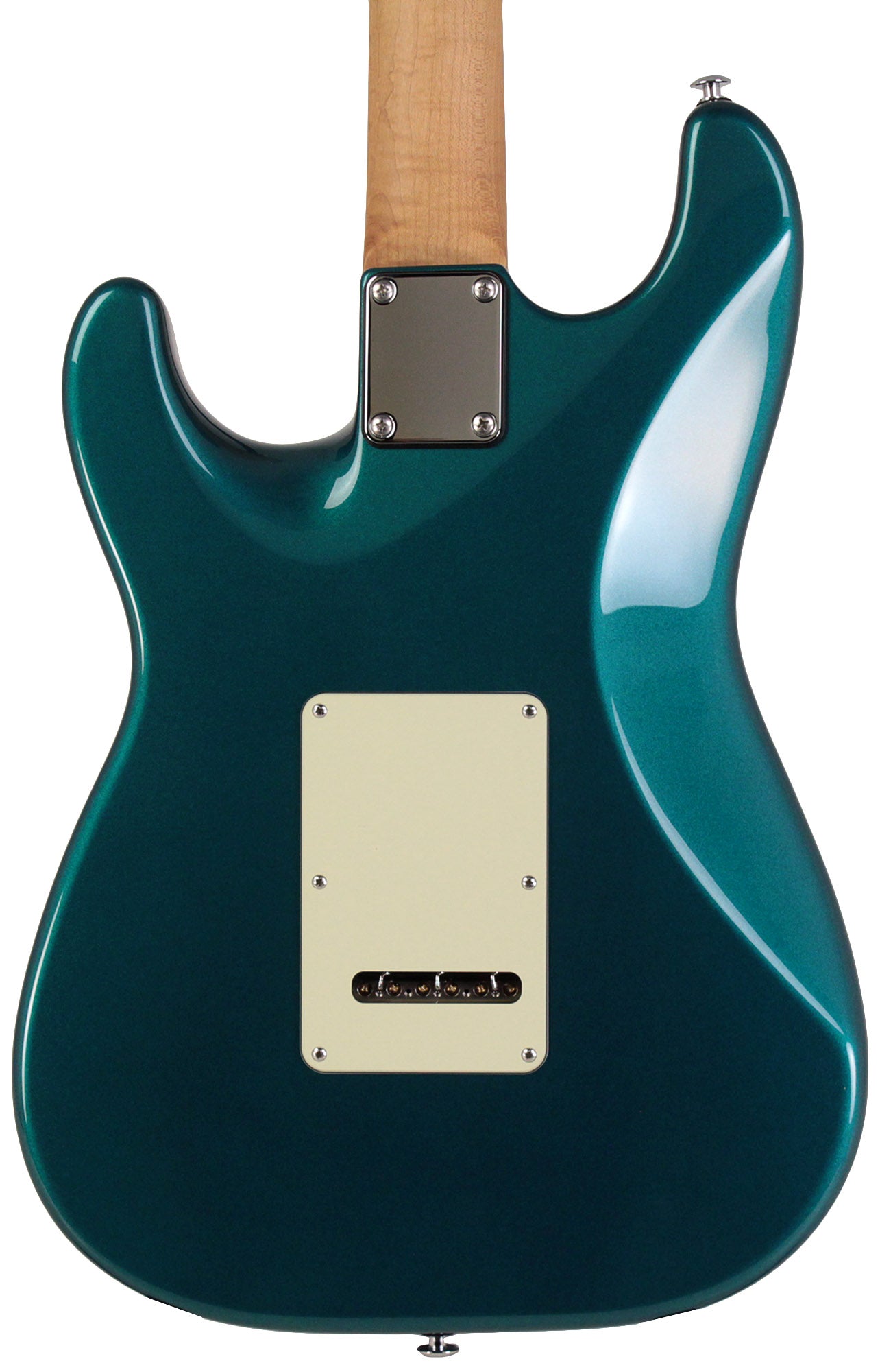 Suhr Select Classic S HSS Guitar, Roasted Flamed Neck, Ocean Turquoise,  Rosewood