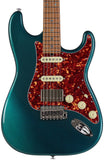 Suhr Select Classic S HSS Guitar, Roasted Flamed Neck, Ocean Turquoise, Maple
