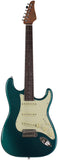 Suhr Select Classic S Guitar, Roasted Flamed Neck, Ocean Turquoise, Rosewood