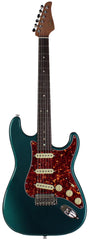 Suhr Select Classic S Guitar, Roasted Flamed Neck, Ocean Turquoise, Rosewood