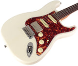Suhr Select Classic S HSS Guitar, Roasted Flamed Neck, Olympic White, Rosewood