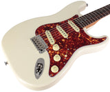 Suhr Select Classic S Guitar, Roasted Flamed Neck, Olympic White, Rosewood