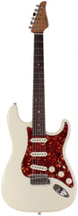 Suhr Select Classic S Guitar, Roasted Flamed Neck, Olympic White, Rosewood