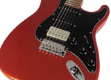 Suhr Select Classic S HSS Guitar, Roasted Flamed Neck, Orange Crush Metallic, Black PG, Maple