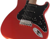 Suhr Select Classic S Guitar, Roasted Flamed Neck, Orange Crush Metallic, Maple