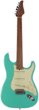 Suhr Select Classic S Guitar, Roasted Flamed Neck, Seafoam Green, Maple
