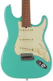 Suhr Select Classic S Guitar, Roasted Flamed Neck, Seafoam Green, Maple